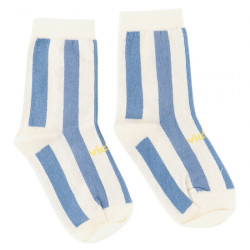 VICTORIA CALCETÍN BAREFOOT RAYAS ALGODÓN NIÑOS 9226331 AZUL VIC357