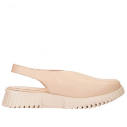 WONDERS FLEXFLY 11 SLINGBACK SPORT PIEL PARA MUJER A-4411 BEIG WON066