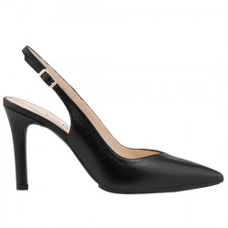 LODI SLINGBACK PIEL TACÓN RAIAN-TP NEGRO LODI001