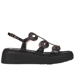 WONDERS HEAVEN 03 SANDALIA CHAROL PARA MUJER A-4503 NEGRO WON067