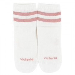 VICTORIA CALCETÍN BAREFOOT ALGODÓN RAYAS 9226042 ROSA VIC359