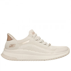 SKECHERS SLIP-INS: BOBS SQUAD 4 - DIRE STEP DEPORTIVO TRAINING MUJER 117743 OFWT OFF WHITE SKE295
