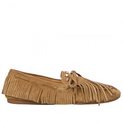 OVYÉ ZAPATO NAÚTICO ANTE FLECOS PARA MUJER F25505-19 TAUPE OVYE013