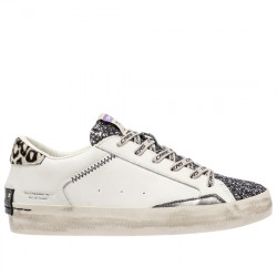 CRIME LONDON DISTRESSED SNEAKER DE PIEL Y GLITTER CASUAL PARA MUJER 25003AA8.10 NIGHT ROAR CRIL011
