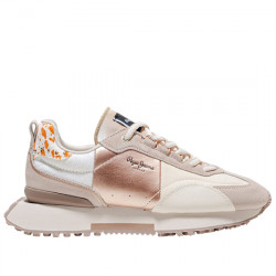 PEPE JEANS ARCHER MIX SNEAKERS MULTI CASUAL MUJER PLS600037 847 SAND BEIGE PPJ064