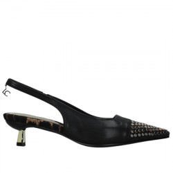 LOLA CASADEMUNT ZAPATO SLINGBACK PIEL TACHAS TACÓN PARA MUJER LS2605015_00N NEGRO LOCA008