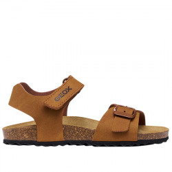 GEOX GHITA SANDALIA BIO VELCROS EFECTO NOBUCK NIÑOS J028LB 0002V C5102 CARAMEL GEOX234