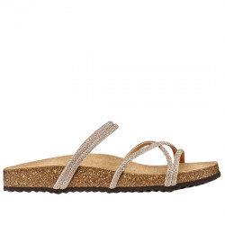 GEOX BRIONIA SANDALIA PLANA BIO TIRAS STRASS MUJER D65Y3I 000AU C8011 ROSE GEOX236