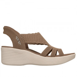 SKECHERS SLIP-INS: PARALLEL LITE - SUMMER INVITE SANDALIA SPORT CUÑA MUJER 120012 MOC MOCHA SKE302