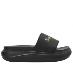 PEPE JEANS BELLA LOG PALA / CHANCLA PLATAFORMA EVA MUJER PLS700001 999 BLACK PPJ073