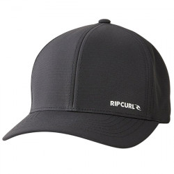 RIP CURL VAPORCOOL PHASER FLEXFIT GORRA CON VISERA 1CSMHE BLACK RIP114