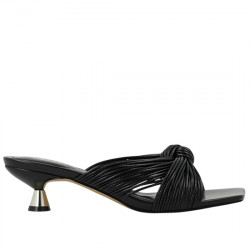 LODI SANDALIA EFECTO PIEL TACÓN NUDO TIRAS A-DENIA NEGRO LODI009