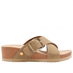 GIOSEPPO WINN SANDALIAS ESTILO BIO CON TIRAS CRUZADAS EFECTO PIEL PARA MUJER 74512 TAUPE GIO461