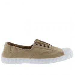 VICTORIA 1915 INGLESA SIN CORDONES Y ELÁSTICO CON PUNTERA LONA DREC® 106623 AVELLANA VIC371