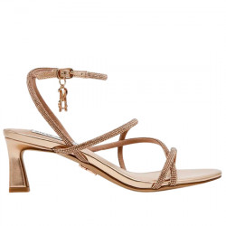 STEVE MADDEN NERISSA SANDALIA TIRAS STRASS TACÓN SM11003854-04005-686 ROSE GOLD STMA097