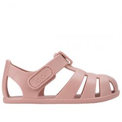 IGOR NEMO SOLID SANDALIAS CANGREJERAS DE GOMA CON VELCRO NIÑOS RESPETUOSO-BAREFOOT S10324-197 MAQUILLAJE IGOR066