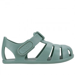 IGOR NEMO SOLID SANDALIAS CANGREJERAS DE GOMA CON VELCRO NIÑOS RESPETUOSO-BAREFOOT S10324-361 MATCHA IGOR064