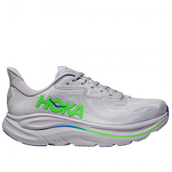 HOKA CLIFTON 10 DEPORTIVO RUNNING HOMBRE 1162030/AYNN ASH GREY NEON GREEN HOKA070