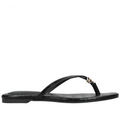 STEVE MADDEN MALIYAH SANDALIA ESCLAVA PLANA PIEL SM11003818-600005211-017 BLACK STMA103